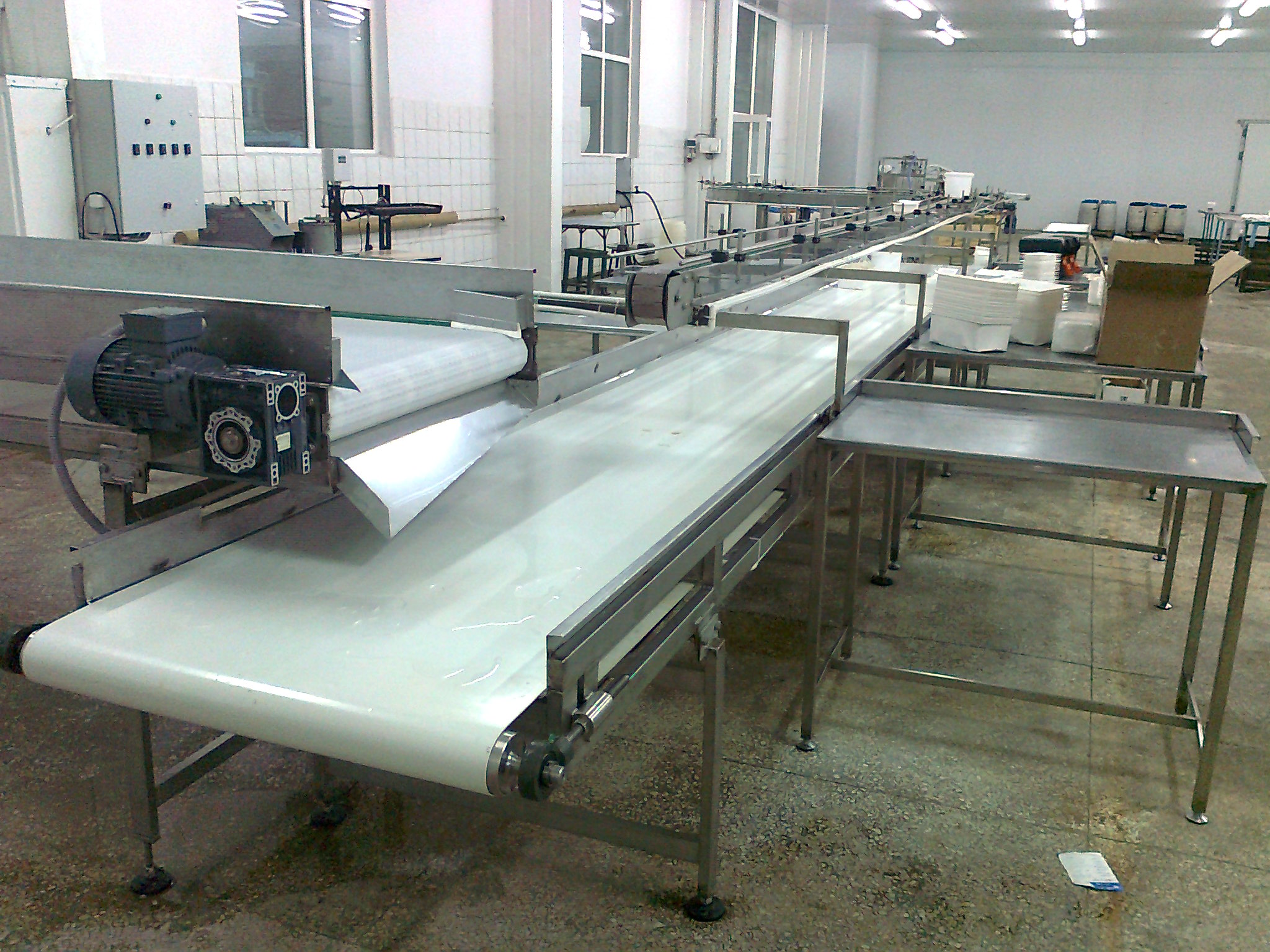 Stainless steel vegetable marinating line